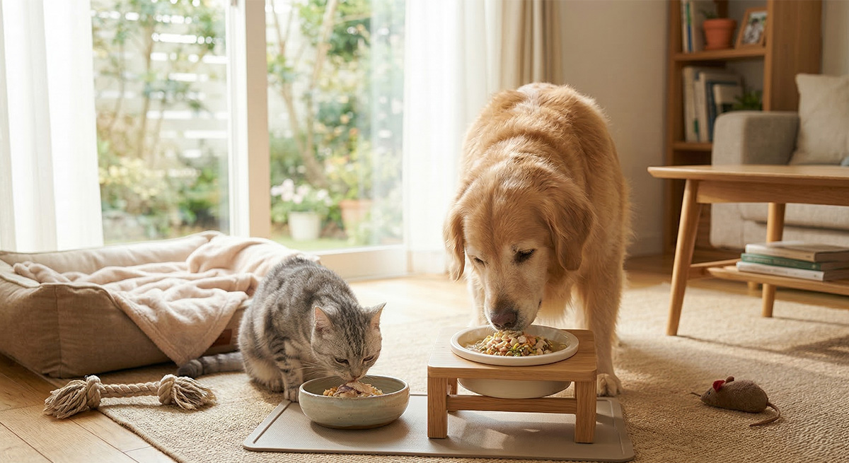 シニア期からの健やかな毎日のために食欲の変化に寄り添う「高栄養・高消化」の食事管理